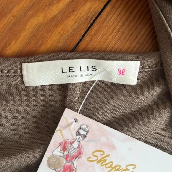 Le Lis Midi Body Con Tank Dress in "Mocha" - NWT - Size M - Picture 11 of 12